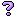 Purple question mark icon.