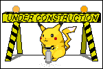 Graphic: Pikachu with a jackhammer that says 'Under Construction'