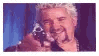Stamp: Various pictures of Guy Fieri crossfading into each other. The word 'Bitch' appears in magenta cursive at one point.